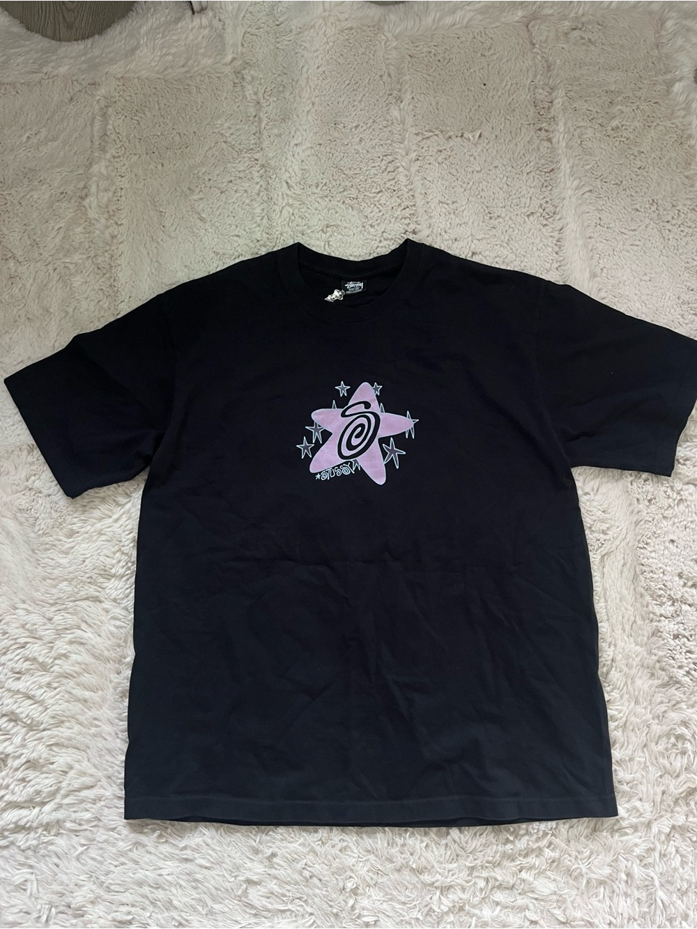 Stüssy Star Spiral Graphic T-Shirt